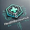 DALL·E 2025-03-22 15.01.02 - A modern, sleek logo design for a company named 'HealthReviewHub'. The logo should incorporate elements of health and wellness, like a heart, a medica
